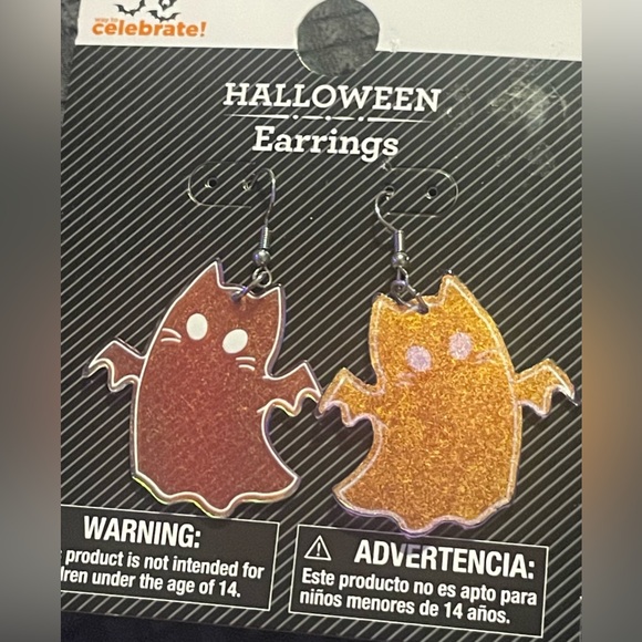 Way To Celebrate Jewelry - 🔴 3/$12 Halloween Holographic Ghost Earrings! NEW!